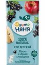 Сок детский осветлённый ФрутоНяня Яблоко и Чёрная смородина, с 5 месяцев, 0,2 л