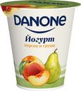 Йогурт 2.8% Danone с персиком и грушей, 260 г