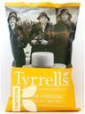 Чипсы TYRRELLS с сыром Чеддер и луком-резанцом 150г