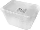 Контейнер одноразовый с крышкой полипропилен, 1,5л 5шт.