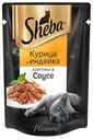Влажный корм для кошек Sheba Ломтики в соусе с курицей и индейкой, 85 г