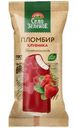 Мороженое пломбир Село Зелёное клубничное во фруктовой глазури 15%, 70г