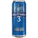 Пиво БАЛТИКА №3, Светлое фильтрованное, 4,8%, 0,45л