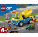 Конструктор Бетономешалка LEGO City Great Vehicles 60325 4+, 85 элементов