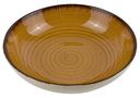 Тарелка суповая Maxus Охра керамика цвет: темно-оранжевый, 780 мл