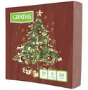 Салфетки Gratias подарки для всех бумажные, 20шт