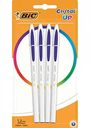 Ручка шариковая Bic Cristal Up цвет: синий 1,2 мм, 4 шт.