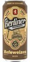 Пиво Berliner Geschichte Hefeweizen темное нефильтрованное 5,2 % алк., Германия, 0,5 л