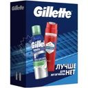 Набор Gillette Series Пена для бритья и Old Spice  Гель для душа + шампунь 1шт.