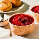 Борщ со свежей капустой и мясом М Кухня 250г