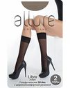 Гольфы женские Allure Libra цвет: glase/бежевый, размер unico, 20 den, 2 пары