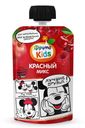 Пюре Красный микс из яблок, черешни, малины и красной смородины, ФрутоKids, 90 г
