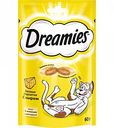 Лакомство для взрослых кошек Подушечки Dreamies с сыром, 60 г