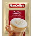 Напиток кофейный MacCoffee Latte растворимый 3 в 1 со вкусом карамели, 22г