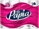 Бумага туалетная PAPIA 3-слоя белая