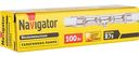 Лампа галогенная Navigator R7s 230В 2900К, 100 Вт