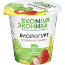 Биойогурт Эконива с клубникой и бананом 2,8%, 125г