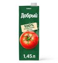 Нектар Добрый томатный с сахаром и солью 1.45л