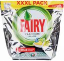 Средство для мытья посуды в капсулах Fairy Platinum All in One Lemon (Лимон), 125 шт.