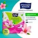 Ежедневные гигиенические прокладки, "Panty Flowers", Bella, 70 шт., в ассортименте