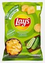 Чипсы Lays Малосольные огурчики с укропом 140г