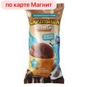 СКРЕПЫШИ Мороженое Пломбир в ваф стакане шоколадное 70г