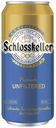 Пиво Schlosskeller Unfiltered светлое фильтрованное 4,7% 0,45 л