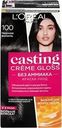 Краска-уход для волос CASTING CREME GLOSS 100 Черная ваниль, без аммиака, 160мл