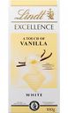 Шоколад белый Lindt Excellence A Touch of Vanilla, 100 г
