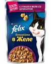 Корм для кошек Felix Sensations с уткой в желе со шпинатом, 85 г