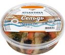 Сельдь АТЛАНТИКА, филе кусочки в масле, ассорти, 400г