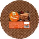 Коржи для торта вафельные круглые темные, 120г