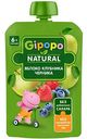 Пюре детское фруктовое Gipopo яблоко-клубника-черника с 6 месяцев, 90 г