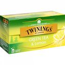Чай зелёный Twinings с лимоном, 25×1,6 г