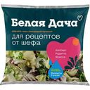Салатный микс Аликанте Белая Дача Айсберг, радиччо, фриссе, 130г