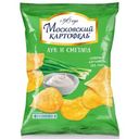 Чипсы Московский Картофель со вкусом лука и сметаны 70г