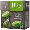 Чай зеленый Tess Ginger Mojito в пирамидках 1,8 г х 20 шт
