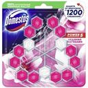 Блок Доместос для очищения унитаза Пауэр 5 Трио Ледяная Магнолия 3х55г