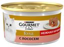 Консервированный корм для кошек Gourmet Gold Нежная начинка с лососем, 85 г