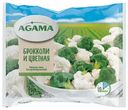 Смесь овощная Agama Брокколи и Цветная замороженная, 400г