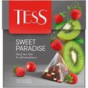 Чай Tess Sweet Paradise с ароматом земляники и киви чёрный, 20х1,8г