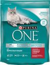 Корм сухой для взрослых кошек PURINA ONE Adult с говядиной с цельными злаками, 750г