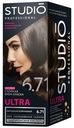 Крем-краска Studio Professional Ultra для волос холодно коричневый №6.71 115 г