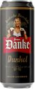Пиво темное FRAU DANKE фильтрованное 4,6%, 0,45л