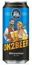 Пиво Ok2Beer Weizenbier светлое 5 % алк., Россия, 0,43 л