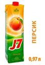 Нектар J7 персик с мякотью, 970 мл