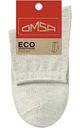 Носки женские Omsa Eco 256 с люрексом цвет: молочный меланж, 35-38р-р