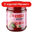 МАГНИТ Варенье малиновое 300 г ст/б :6