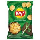 Чипсы Lays молодой зеленый лук, 140 г