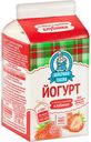 БЗМЖ Йогурт со вкусом и ароматом клубники сладкий 2,5% 0,450кг.пюр/п